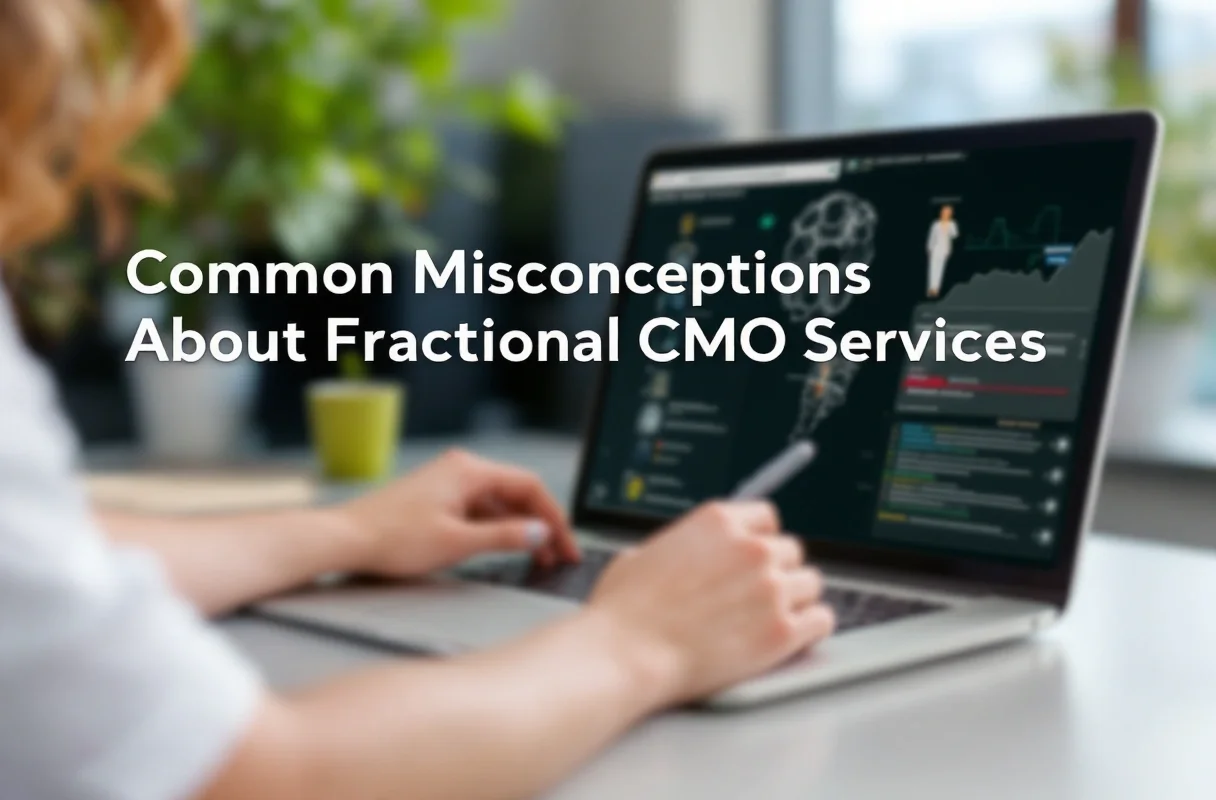 Professional image illustrating Common Misconceptions About Fractional CMO Services